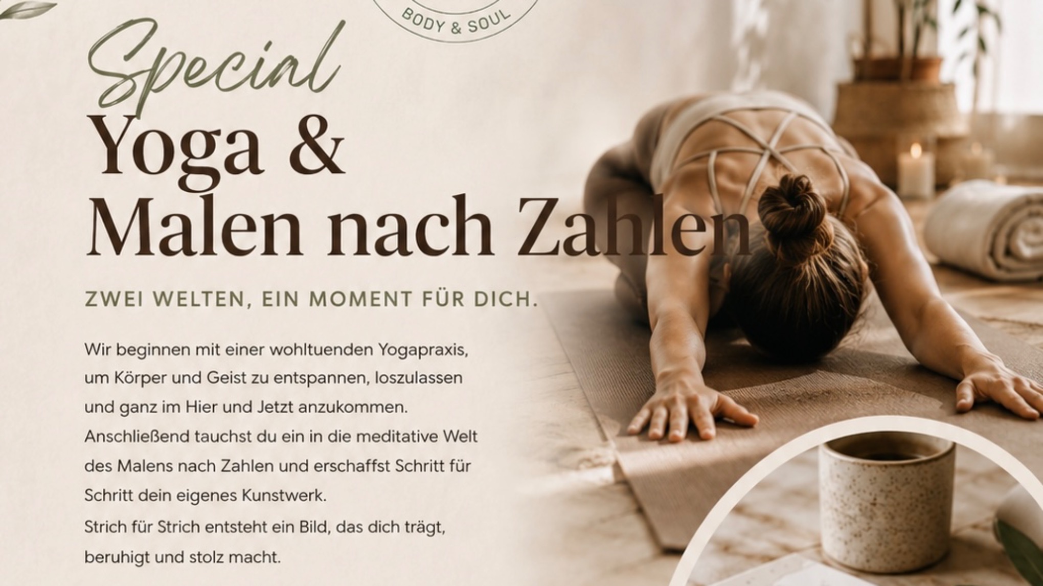 Special: Yoga & Malen nach Zahlen 🧘🏼‍♀️🎨😊