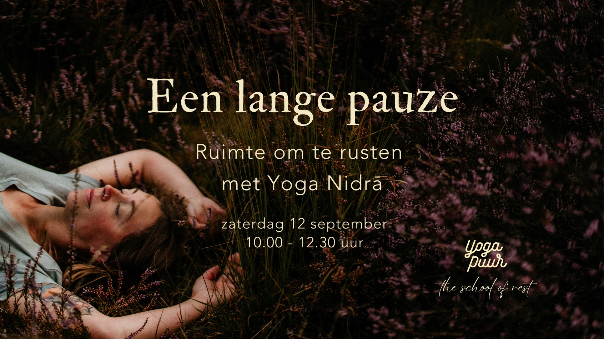 Een lange pauze | 'Ruimte om te rusten met Yoga Nidrā'