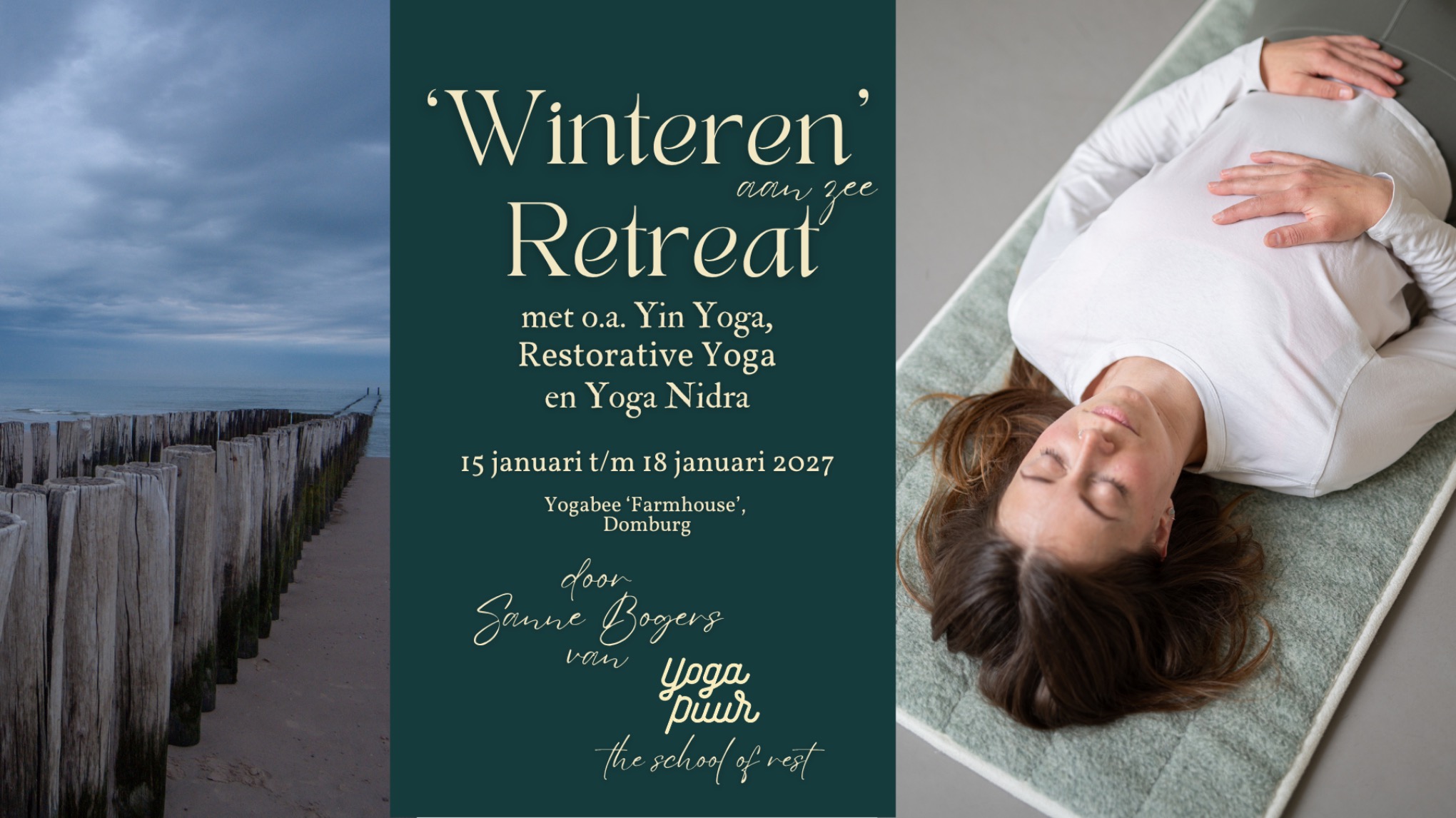 'Winteren' aan Zee Yoga retreat