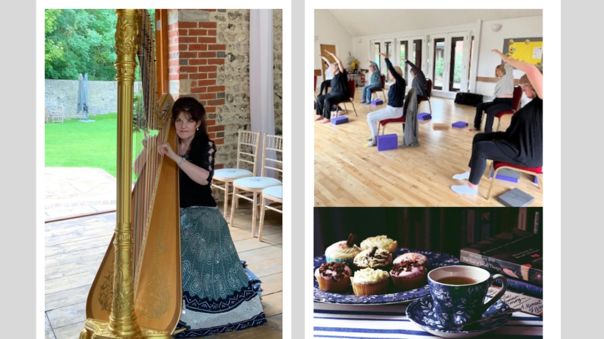 Zest! Heavenly Harp Chair Yoga and talk by Margaret Watson - SEATED YOGA