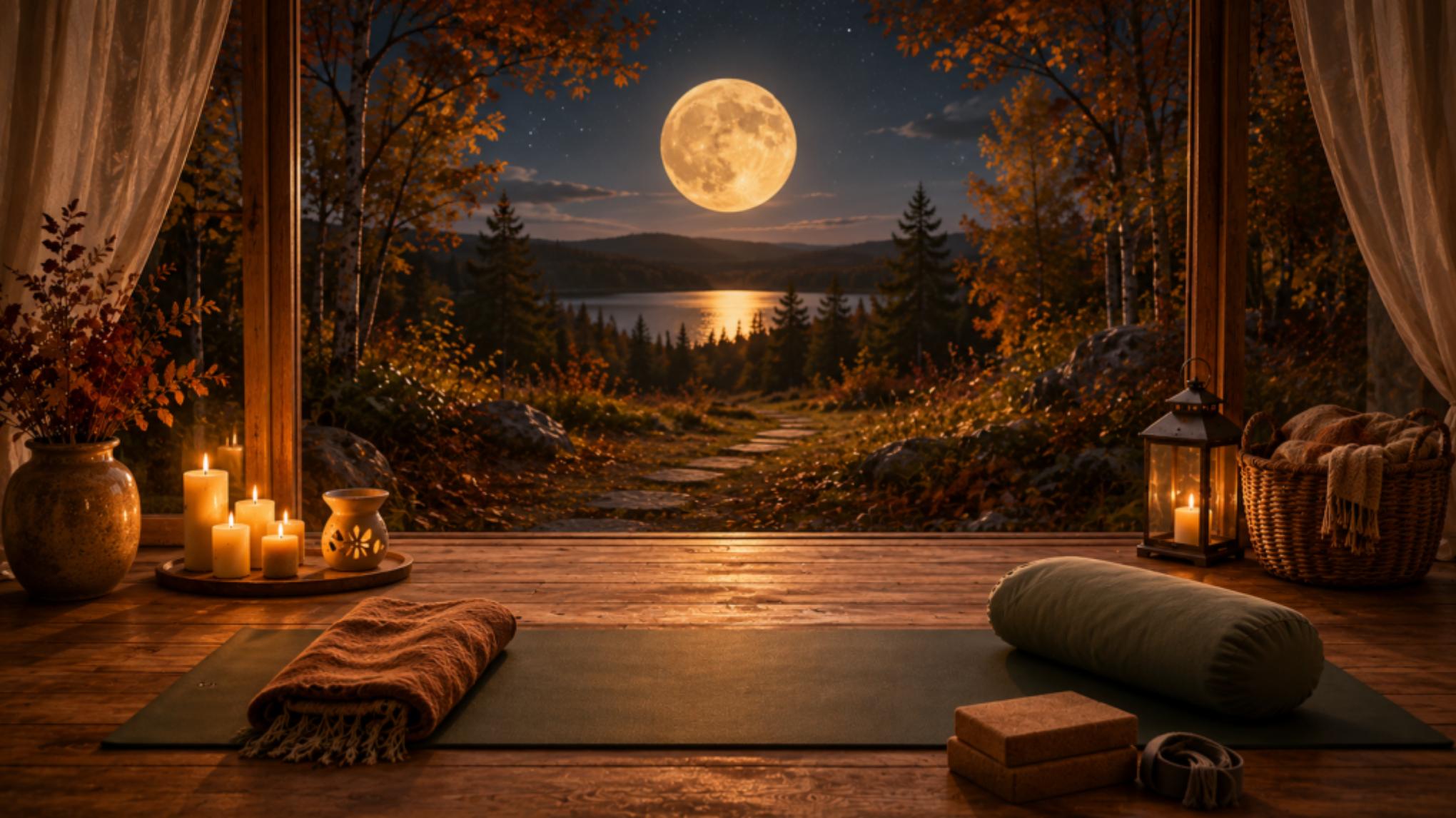 Autumn Harvest Moon Yoga Evening