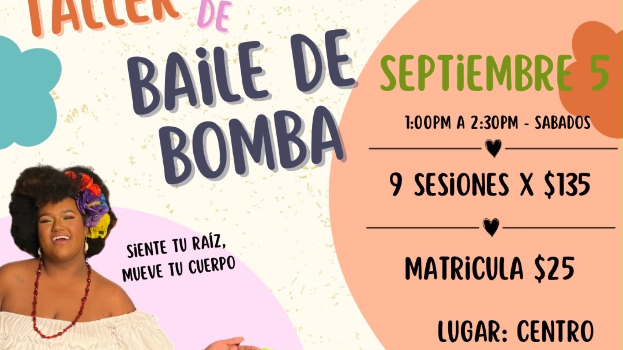 Taller de Baile de Bomba con Leandra Santiago