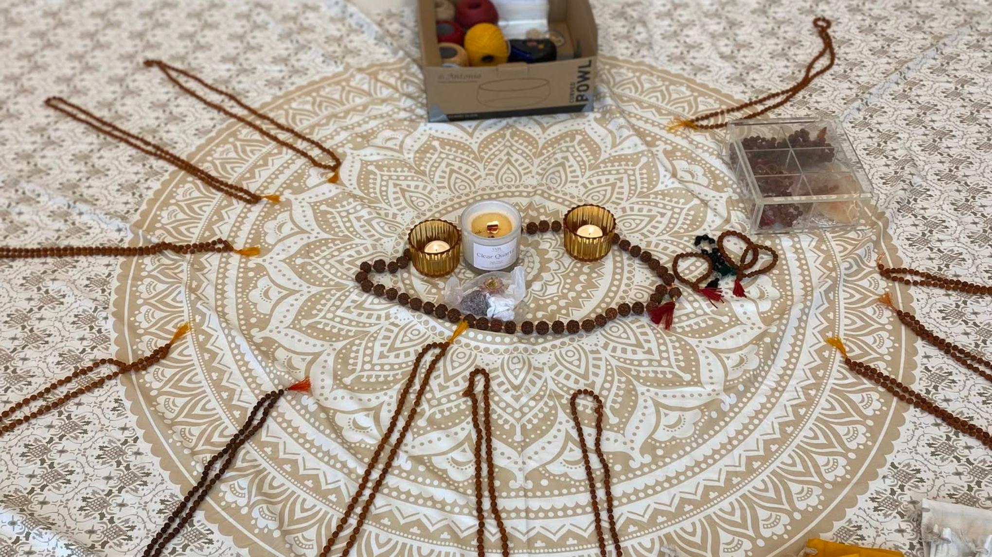 Mala Making workshop with Swami Pragyasagar