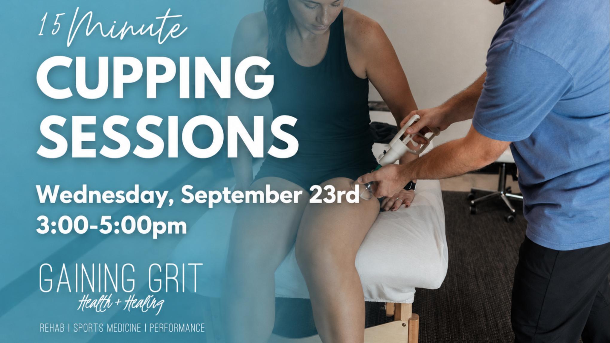 15 Minute Cupping Sessions w/ Josh | Gaining Grit Health & Healing