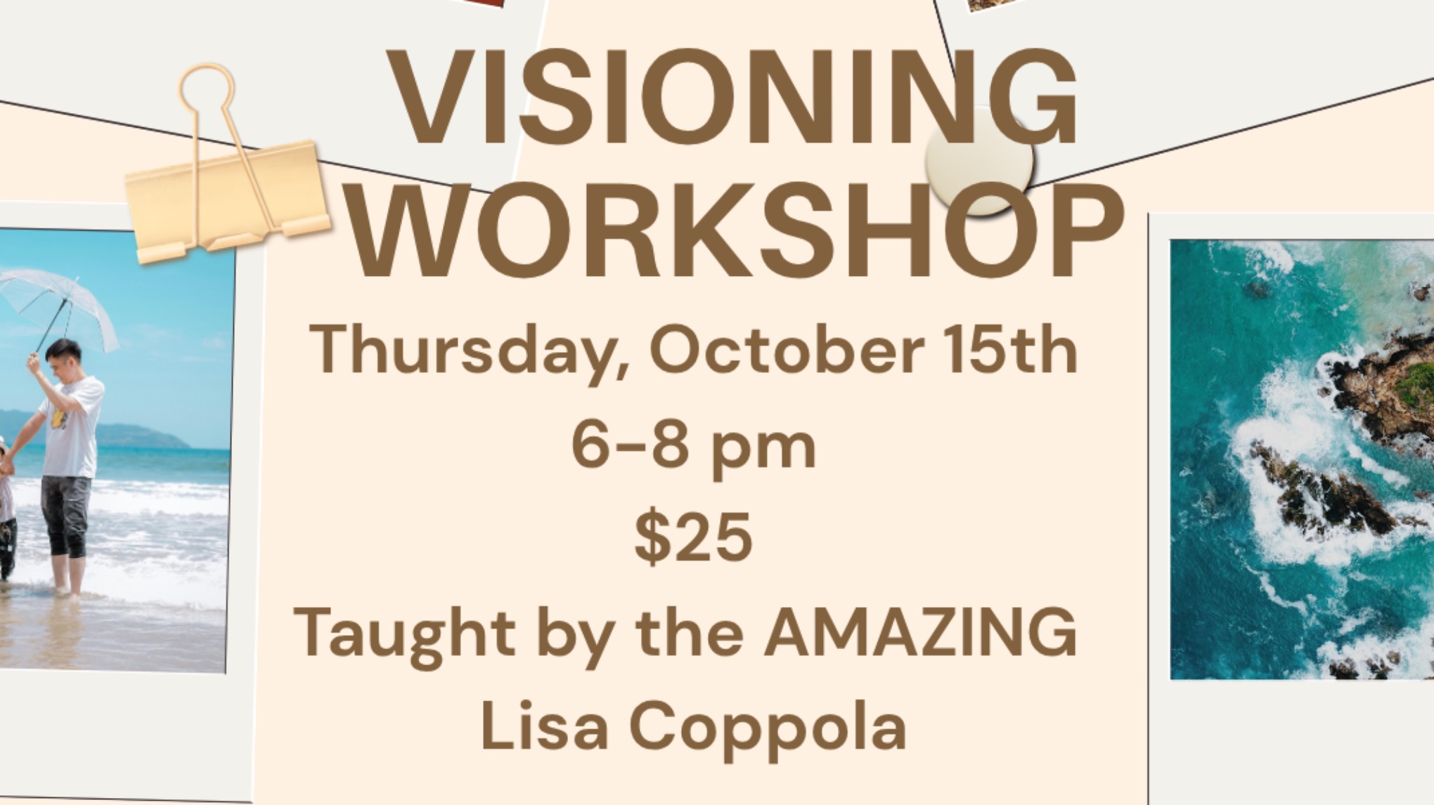 Visioning and Vision Book Workshop