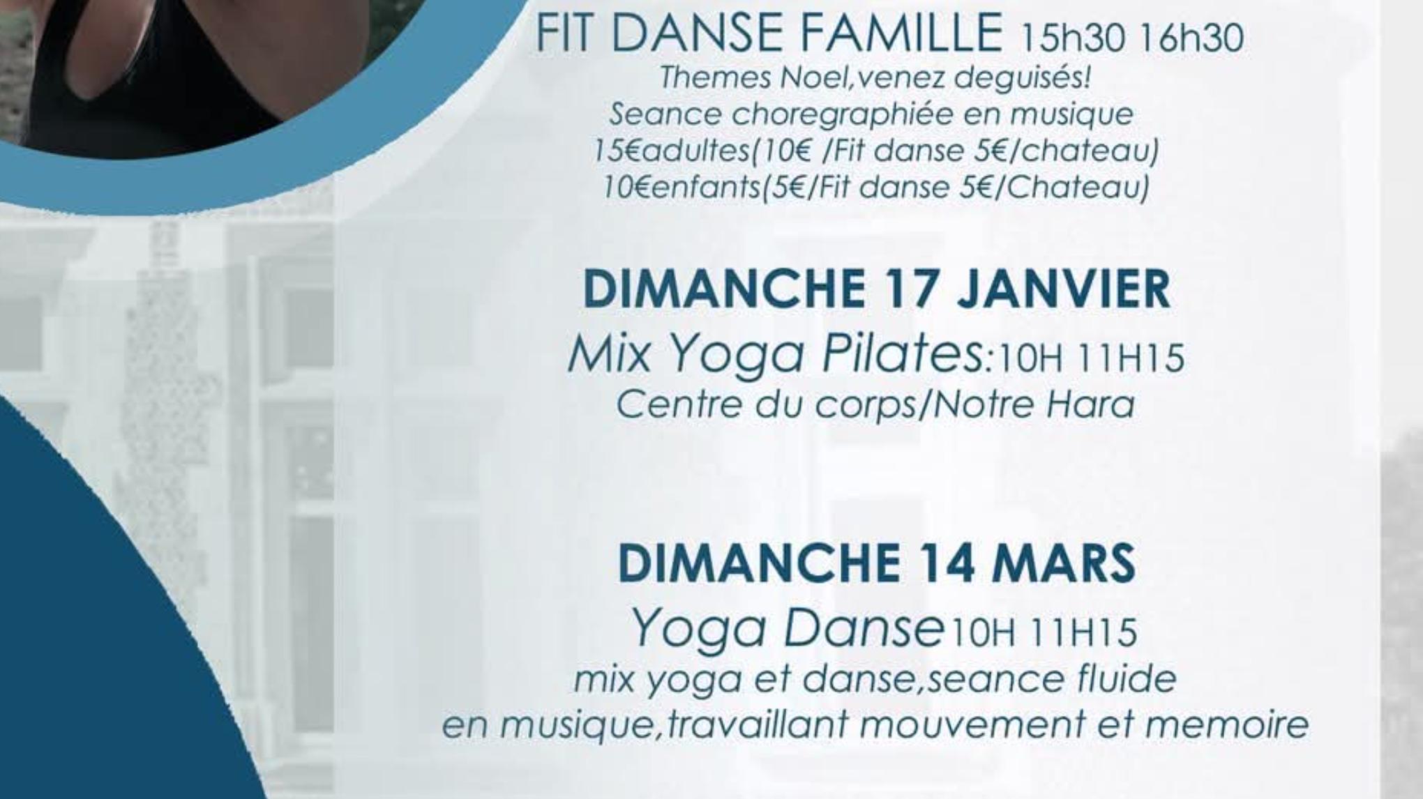 Yoga et Pilates au château :le centre du corps