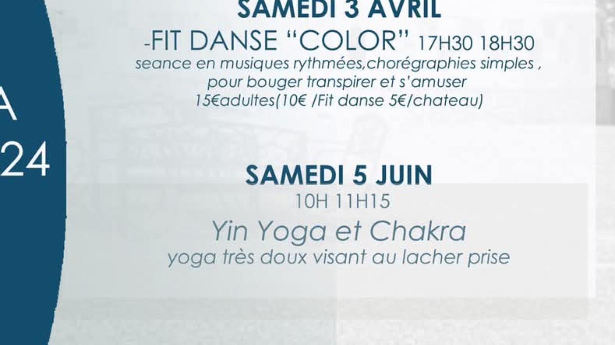 Yoga au château,Yin Yoga et Chakra