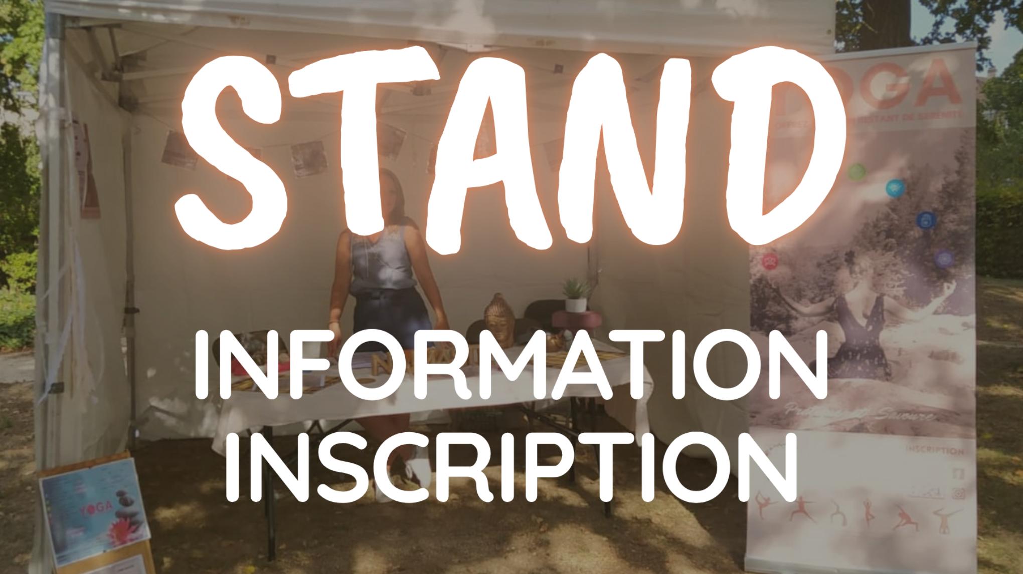 STAND Information & Inscription
