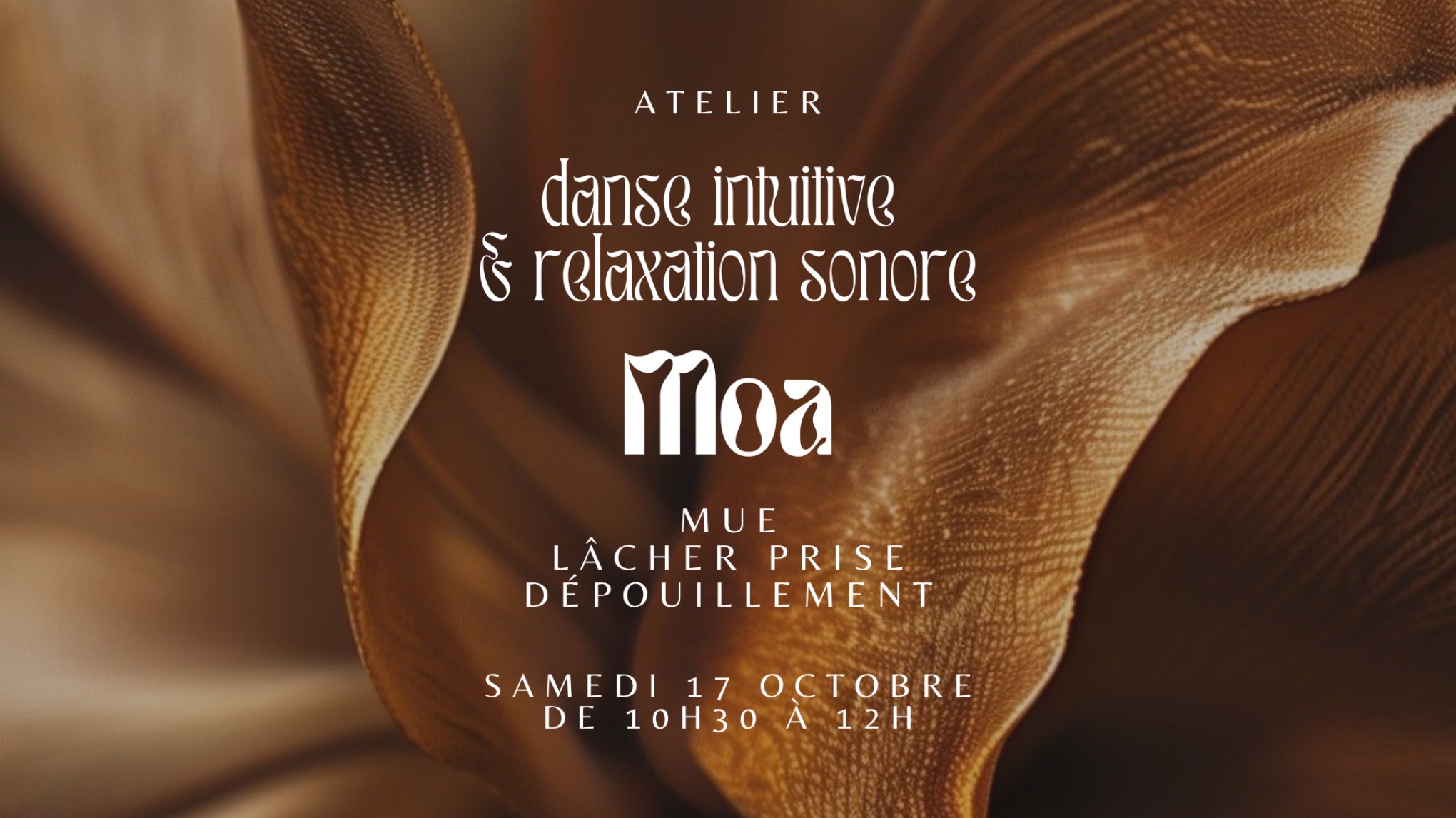 Atelier Danse intuitive & relaxation sonore "Moa"