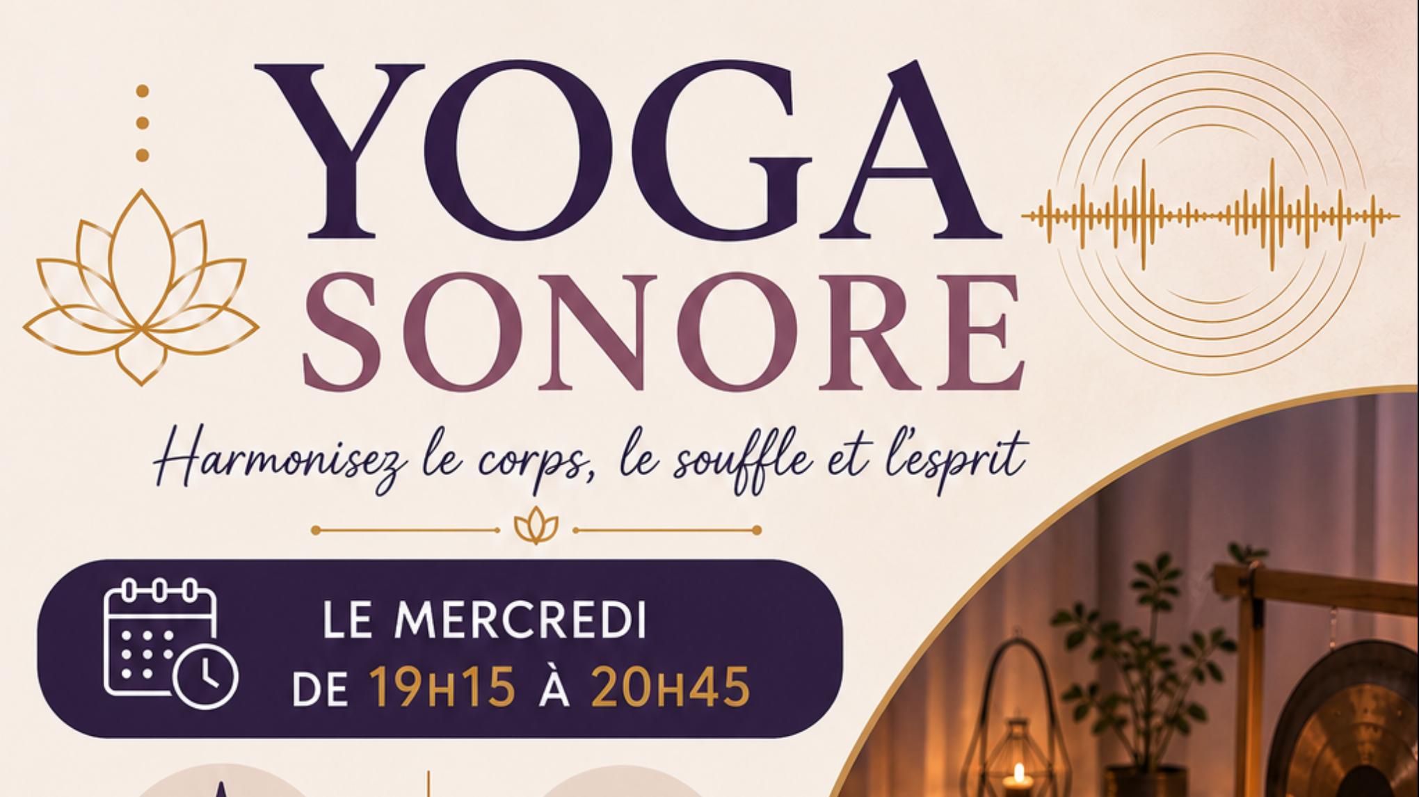 Séances de yoga & bain sonore avec Liliane