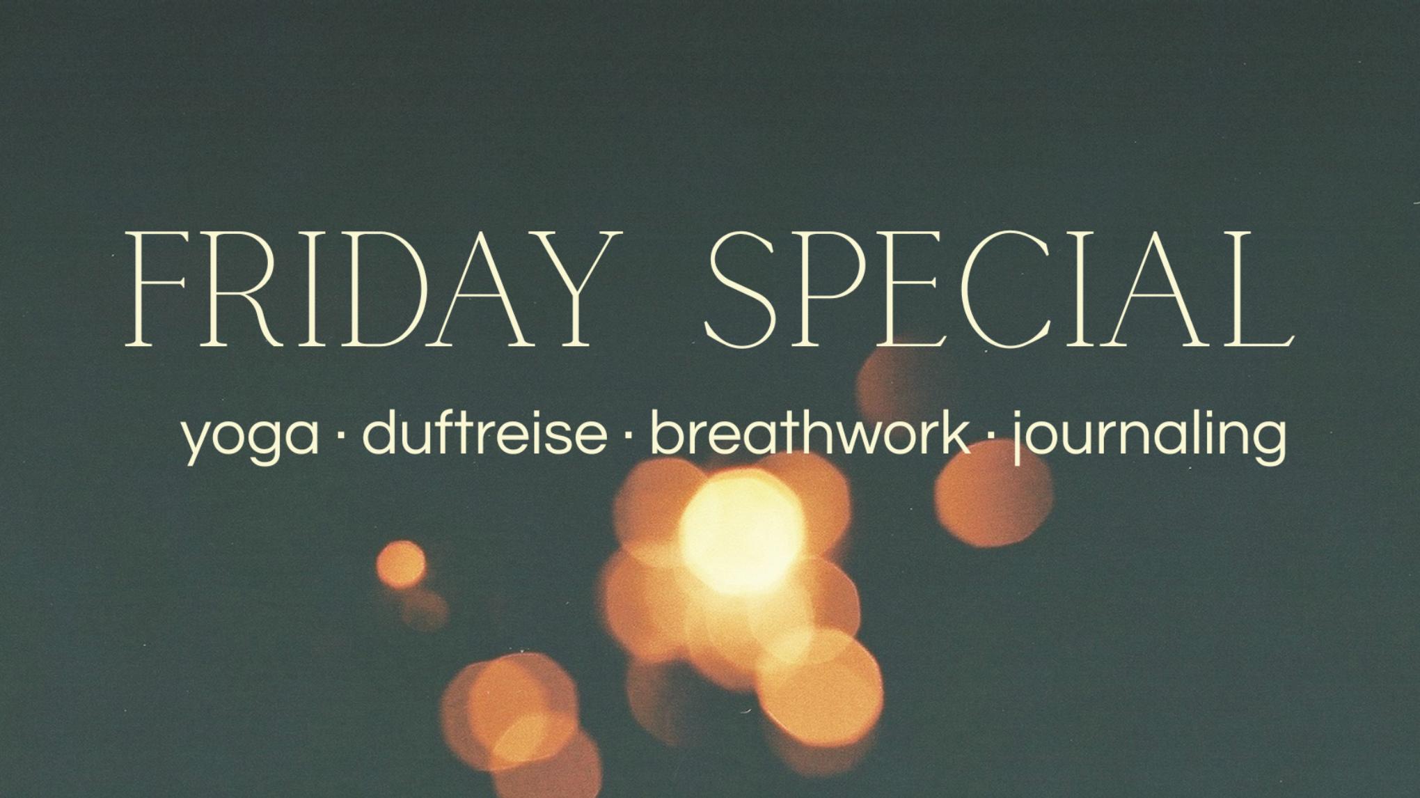 friday special | yoga · duft-roll-on DIY · breathwork