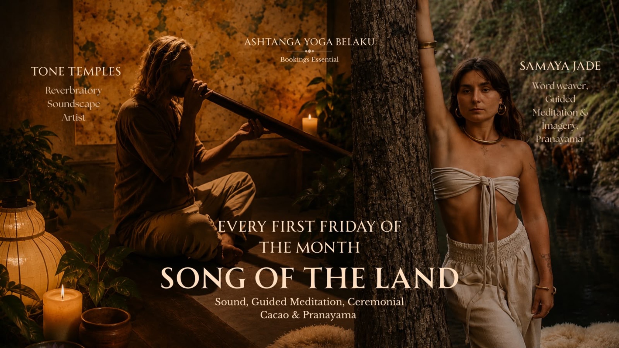 SONG OF THE LAND - Sound, Guided Candlelit Meditation & Pranayama