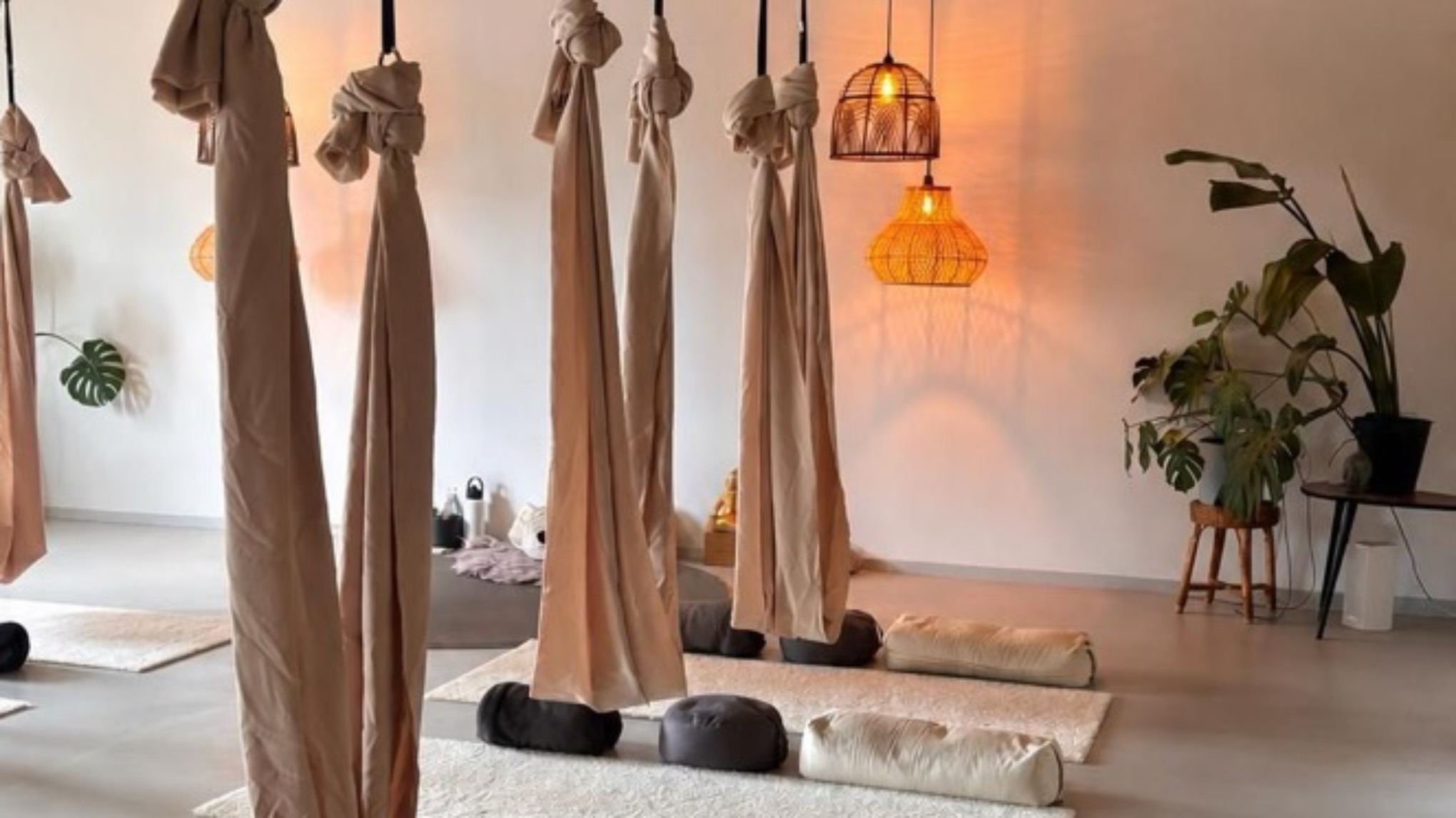 Aerial yoga met Roza