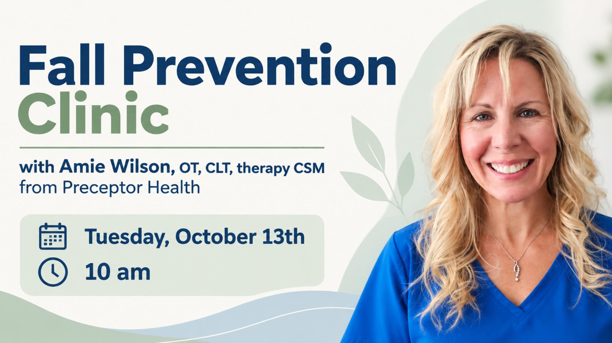 Fall Prevention Clinic | FREE