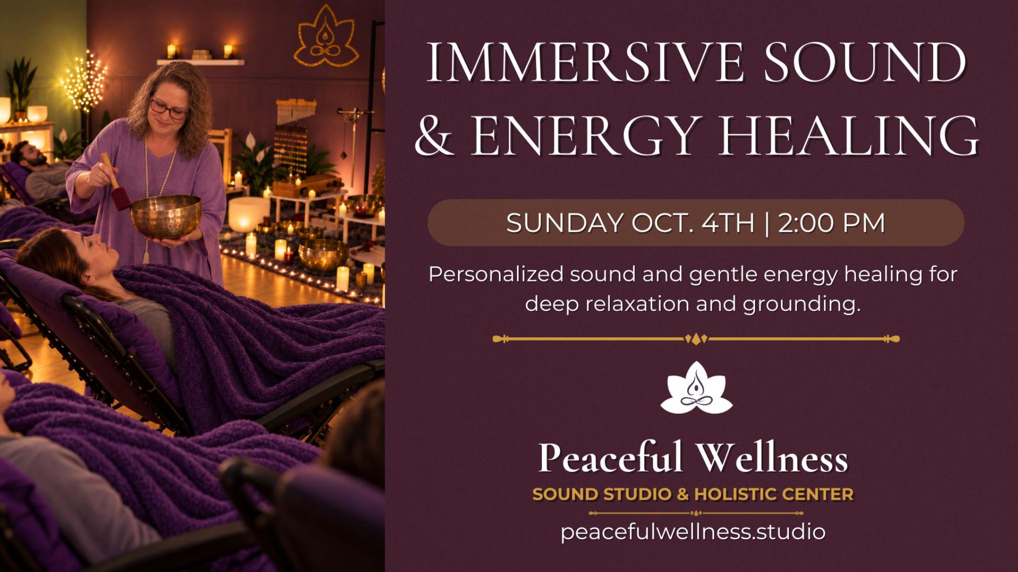MADISON: Immersive Sound & Energy Healing (Sound Around, Above & On Body)