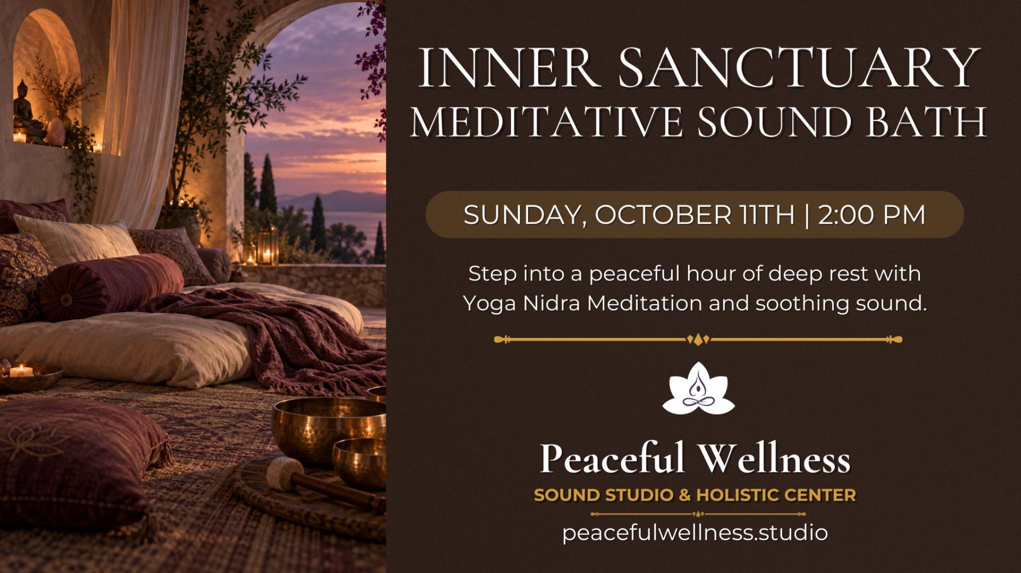 MADISON: The Inner Sanctuary: Meditative Sound Bath
