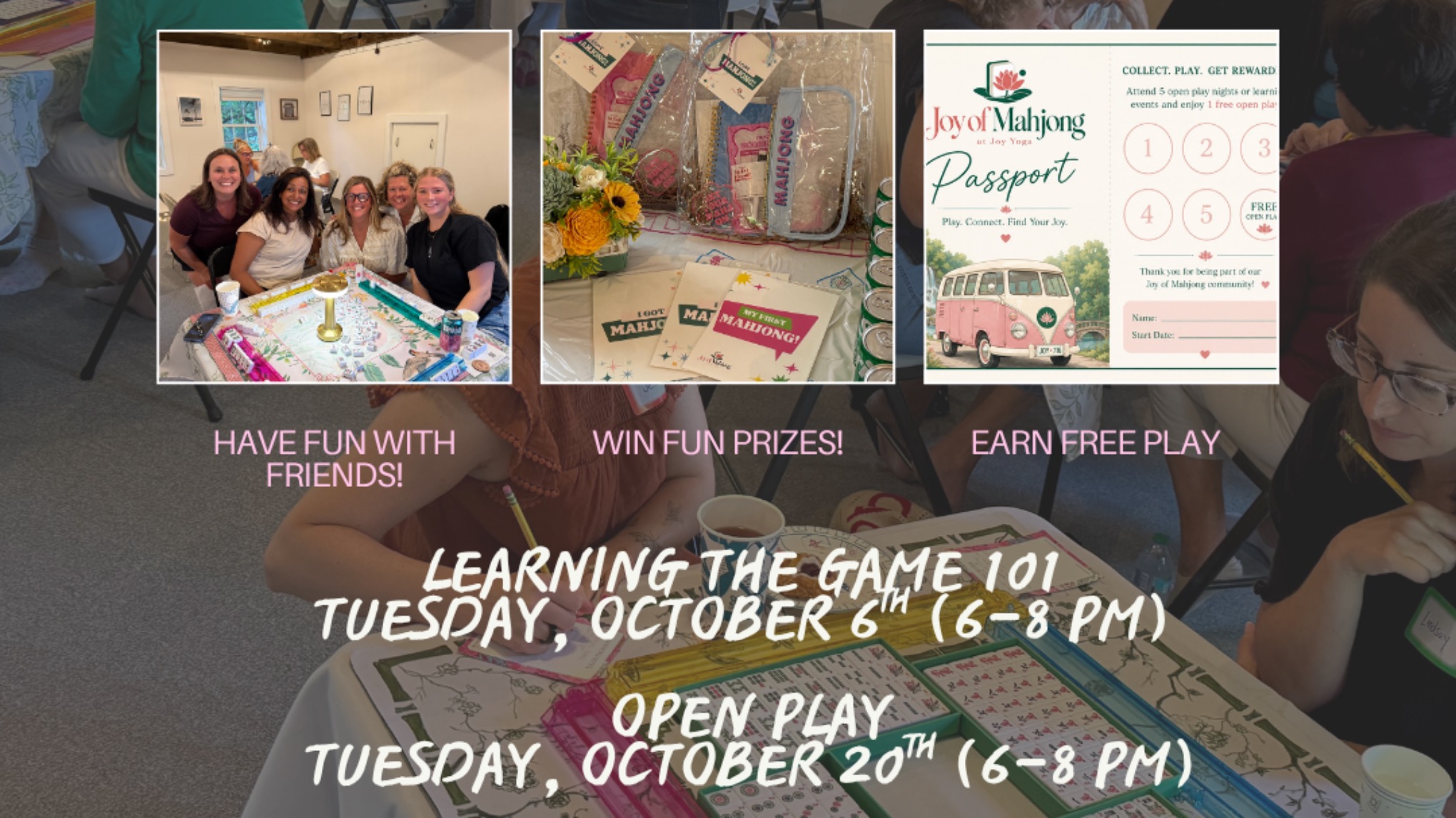 October Open Mahjong Play
