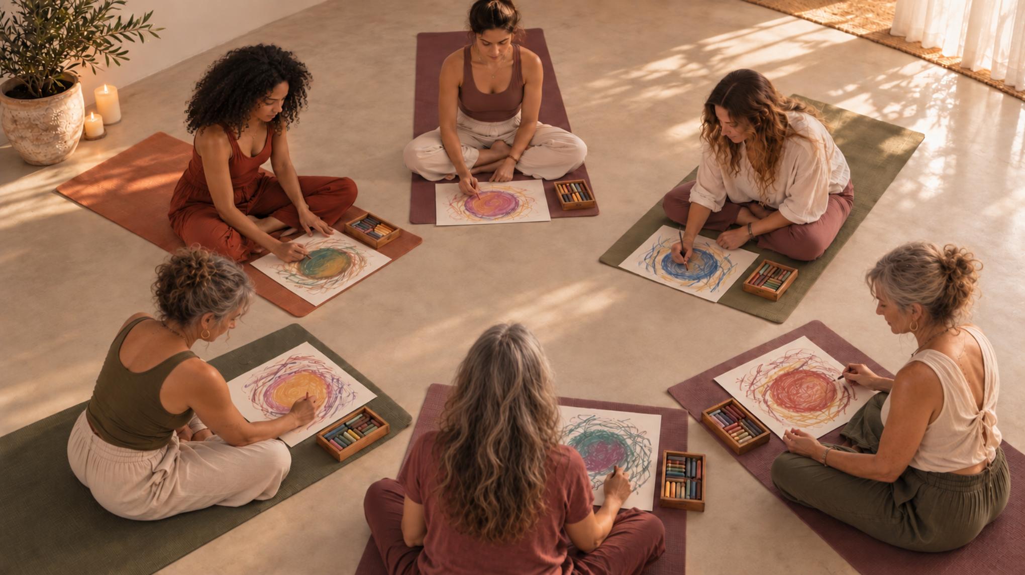 JOUW CIRKEL! Yoga & Intuïtief tekenen