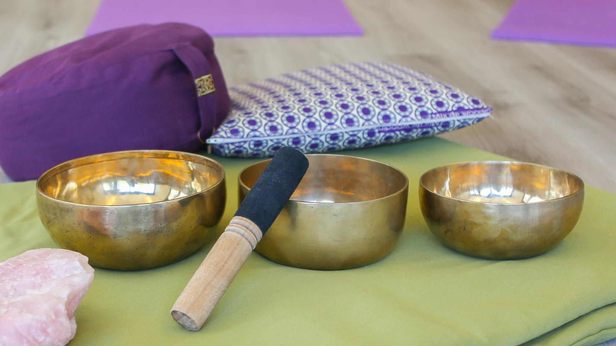 Klankschalen en meditatie