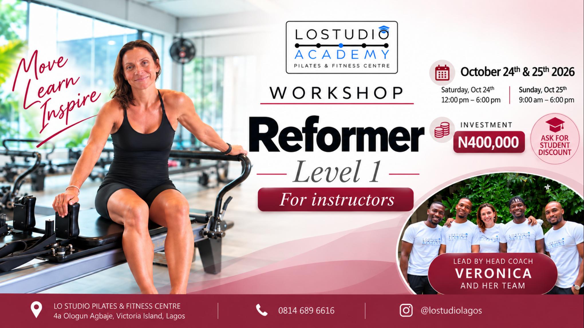LO STUDIO ACADEMY _ REFORMER LEVEL 1
