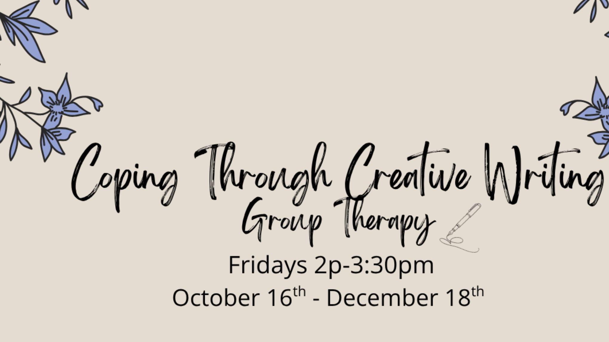 Coping Through Creative Writing Group Therapy