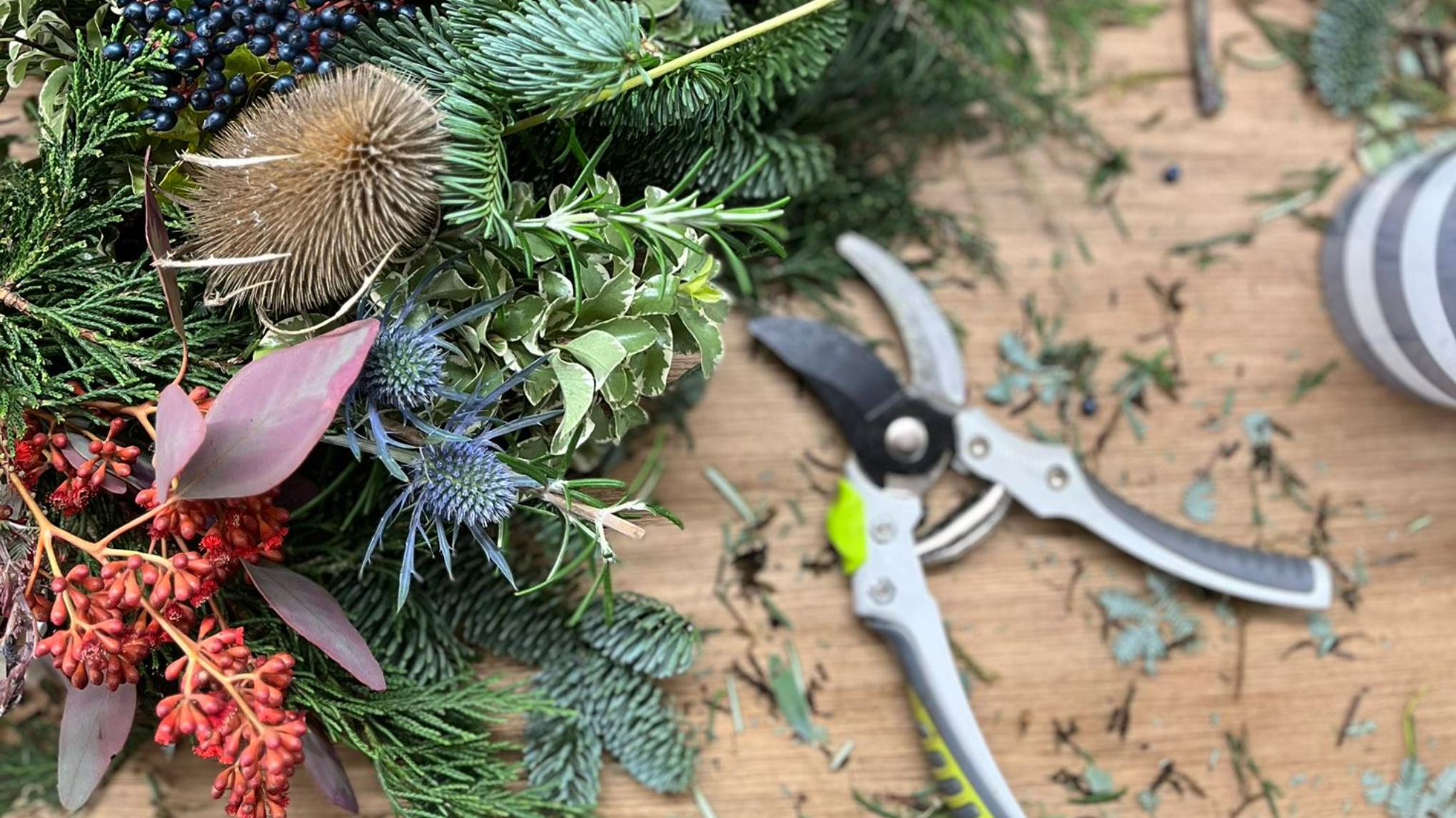 Christmas Yoga and Wreath Making Workshop
