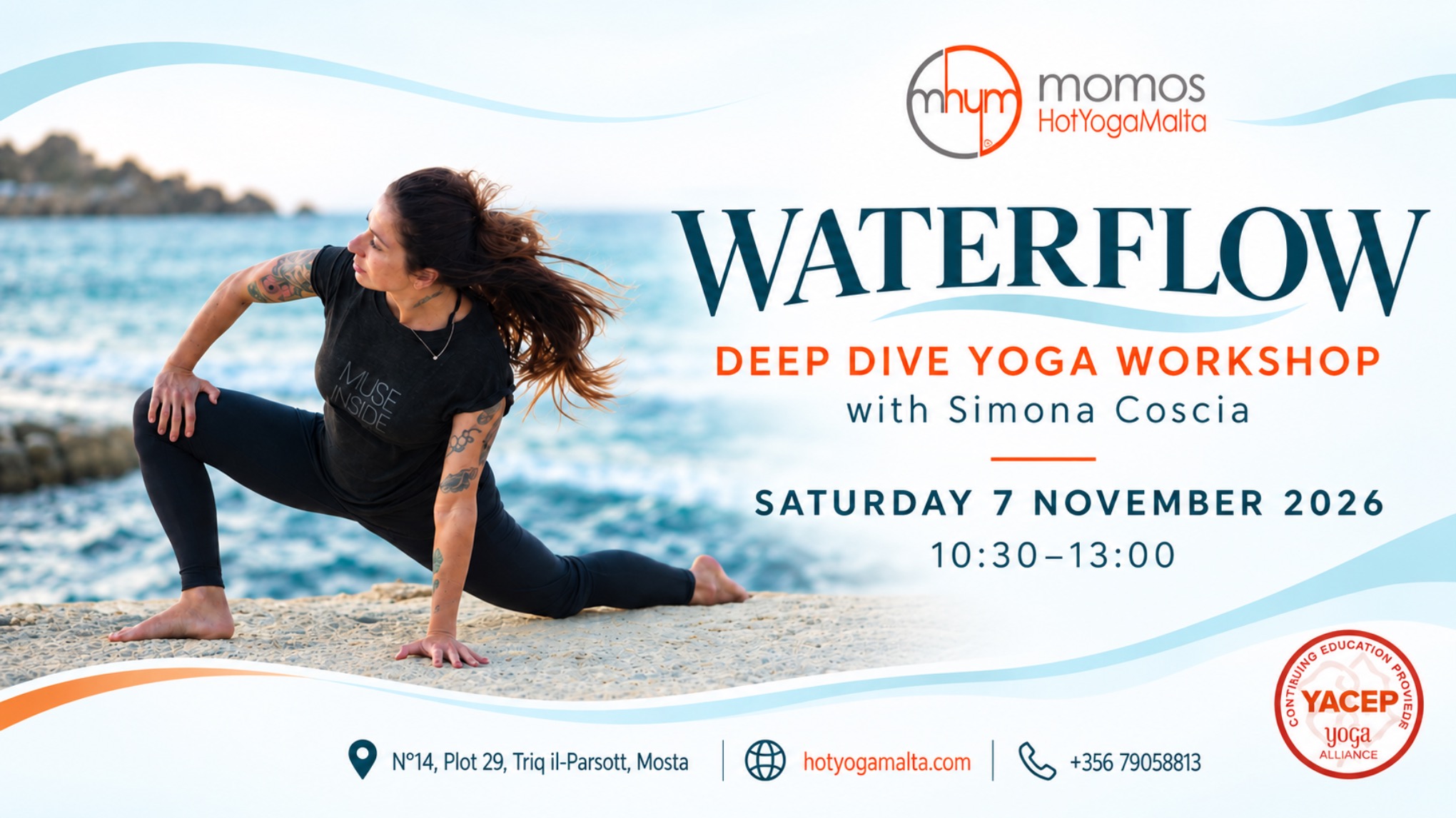 WATERFLOW — DEEP DIVE YOGA WORKSHOP with Simona Coscia