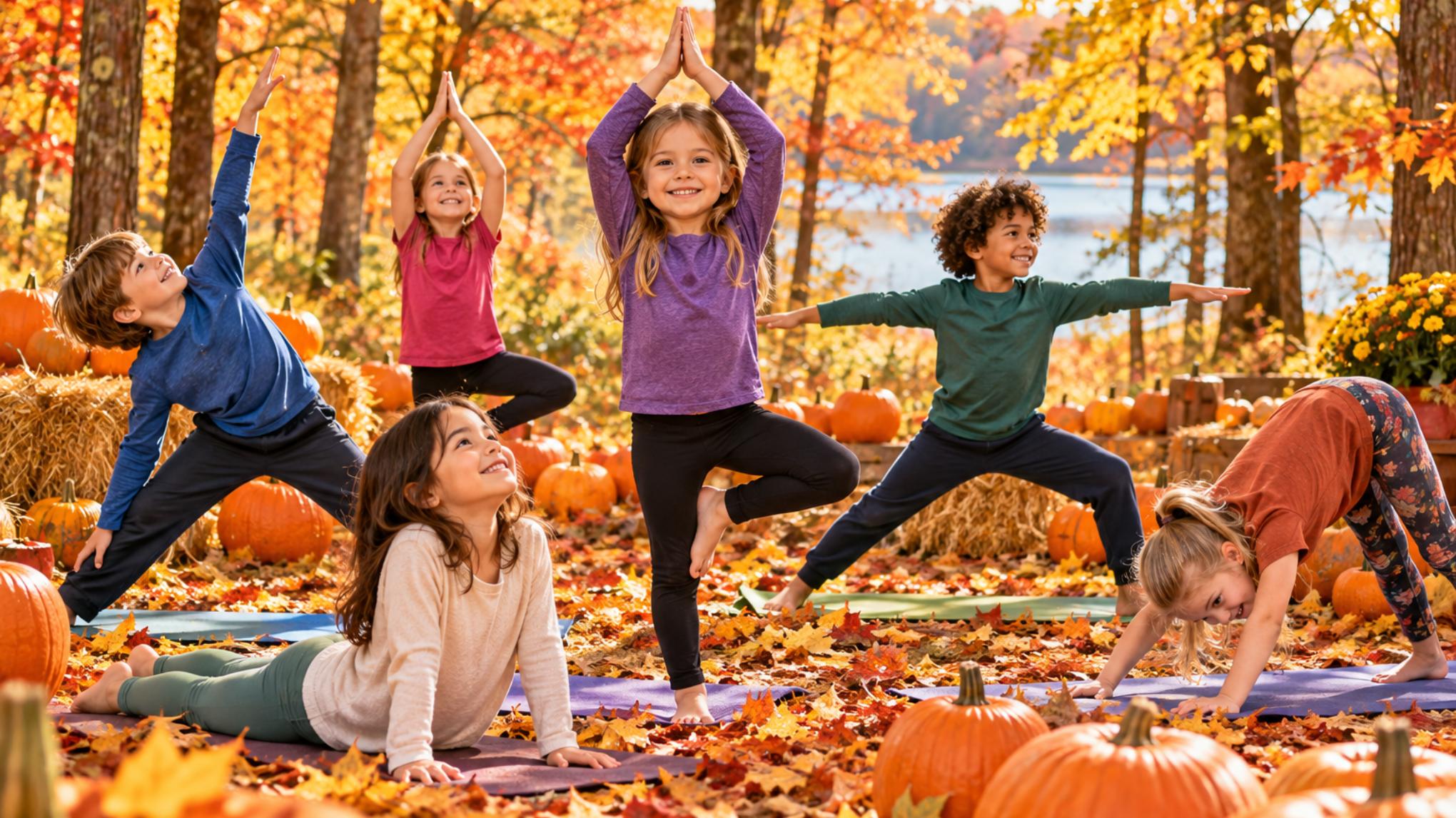 Autumn Adventurers: Fall into Yoga (Kids 6-8 yrs)