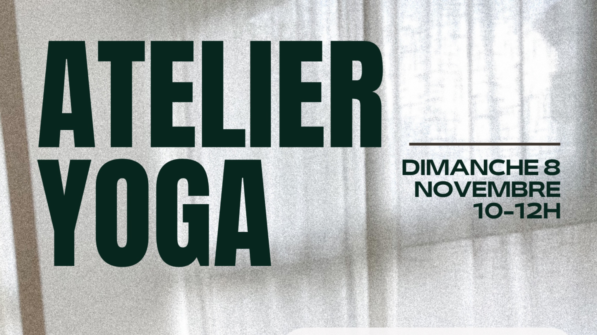 🧘 ATELIER Yin yoga & Voyage sonore : Ralentir avant l’hiver