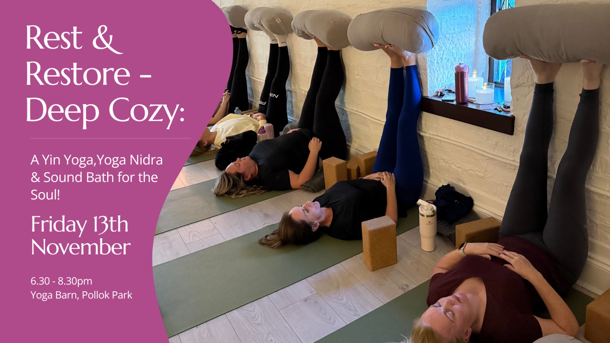 Rest & Restore - Deep Cozy: A Yin Yoga,Yoga Nidra & Sound Bath for the Soul