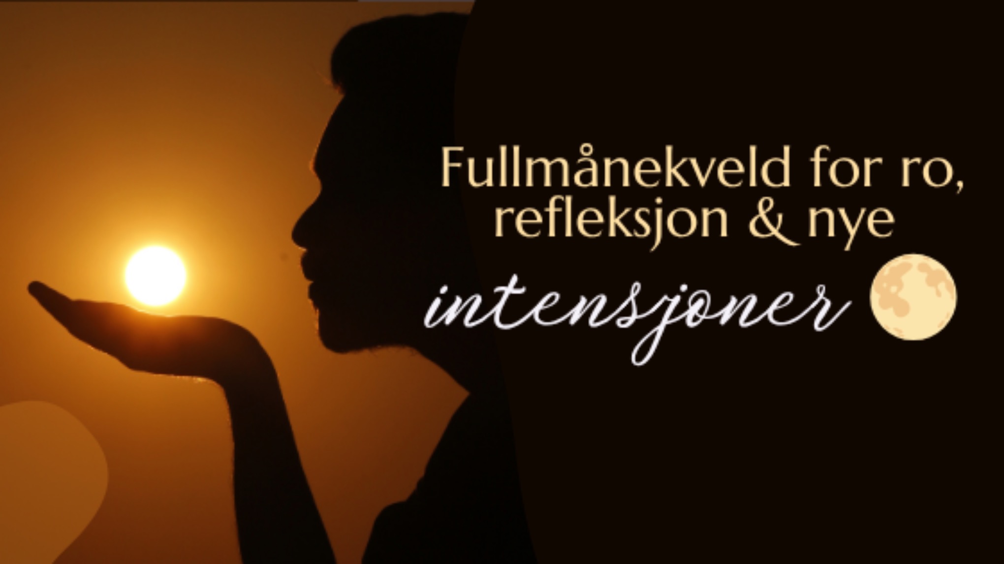 Fullmånekveld for ro, refleksjon & nye intensjoner 🌕