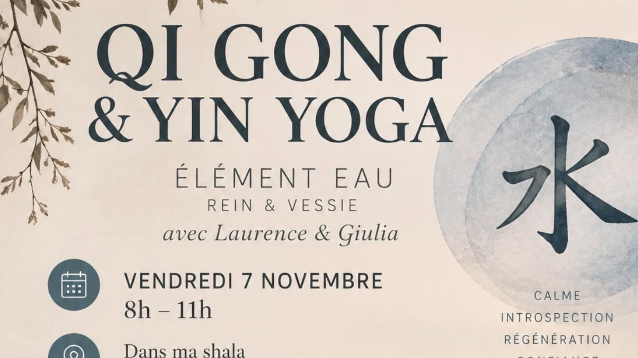 Yin yoga & Qi ging