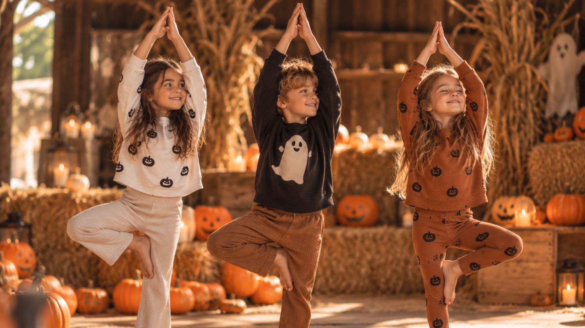 Kids Yoga & Pumpkin Painting