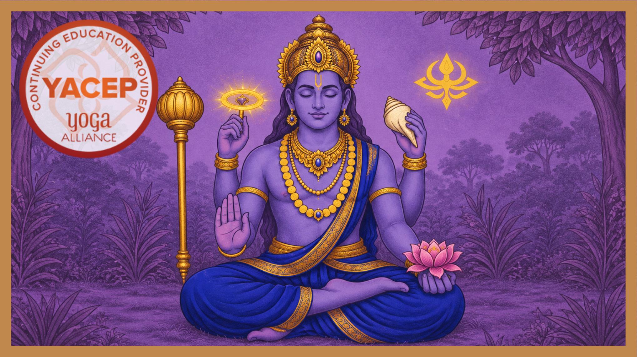 🔱 Roots of yoga: 8h Immersion Day (Certified by Yoga Alliance) Vishnu 🐚