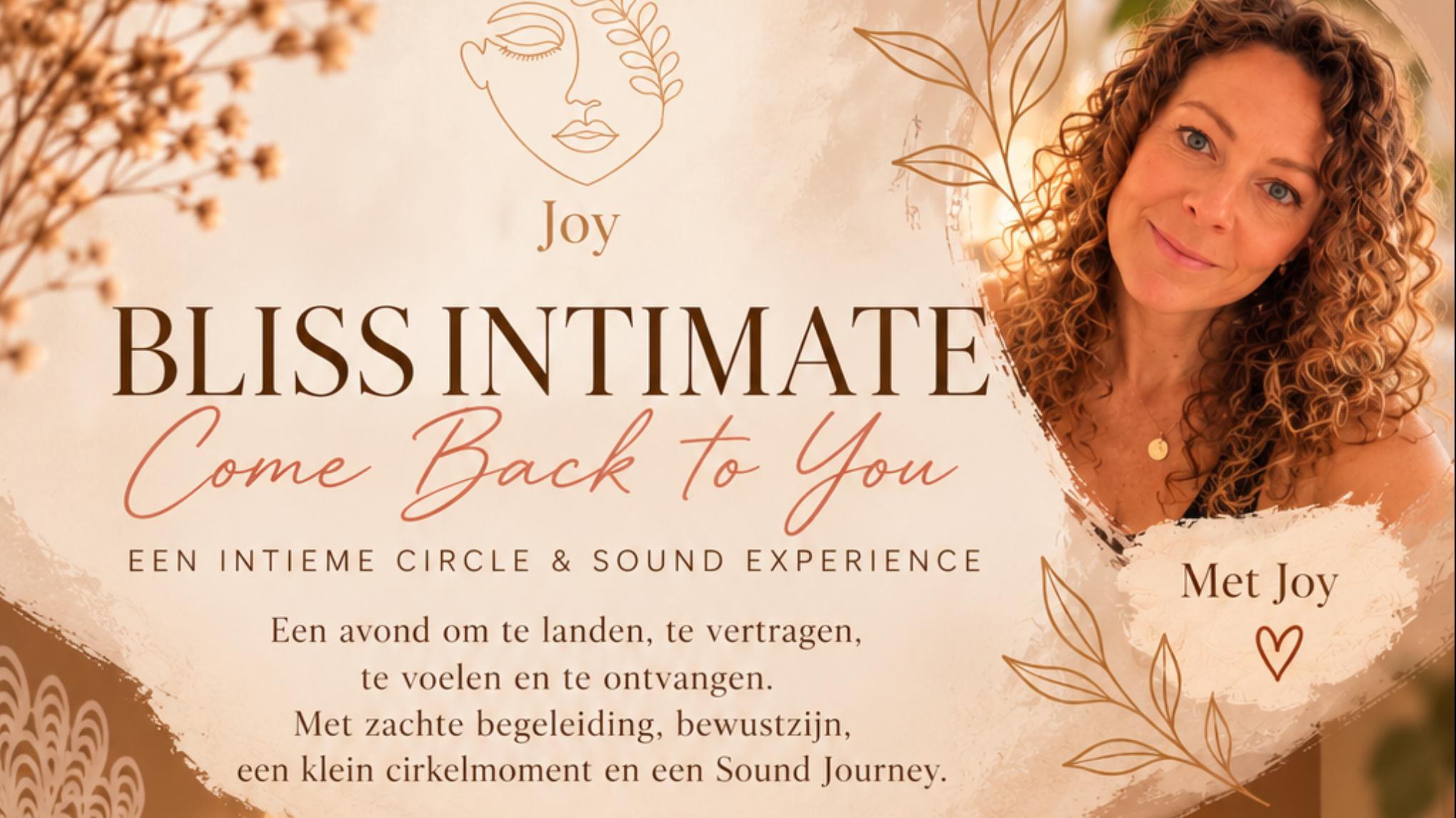 Bliss intimate – come back to you (A body & sound experience)