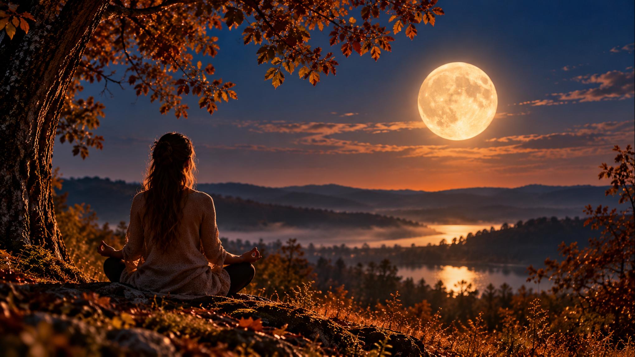 Cercle de la pleine lune du chasseur