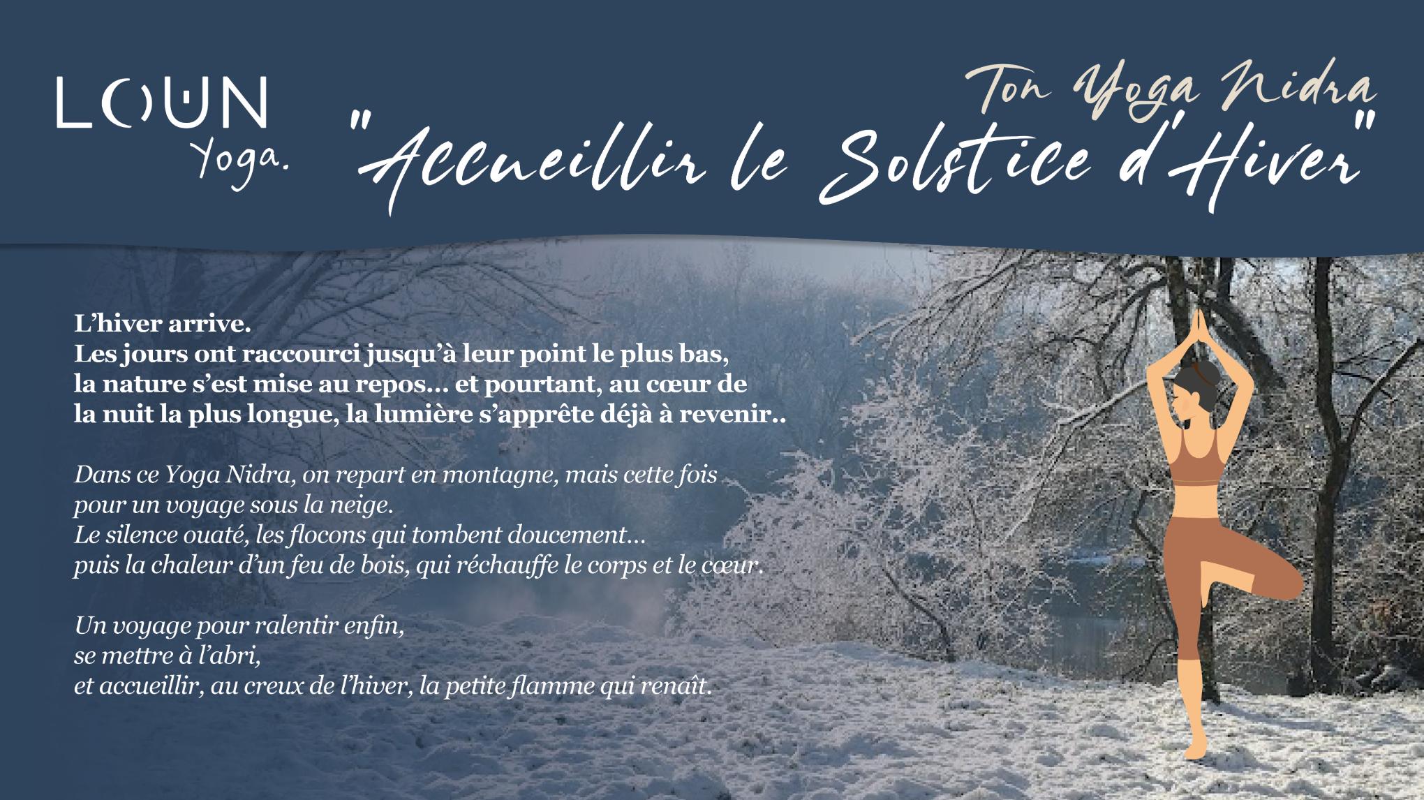 Soirée Spéciale Yoga Nidra – Accueillir le Solstice d’hiver