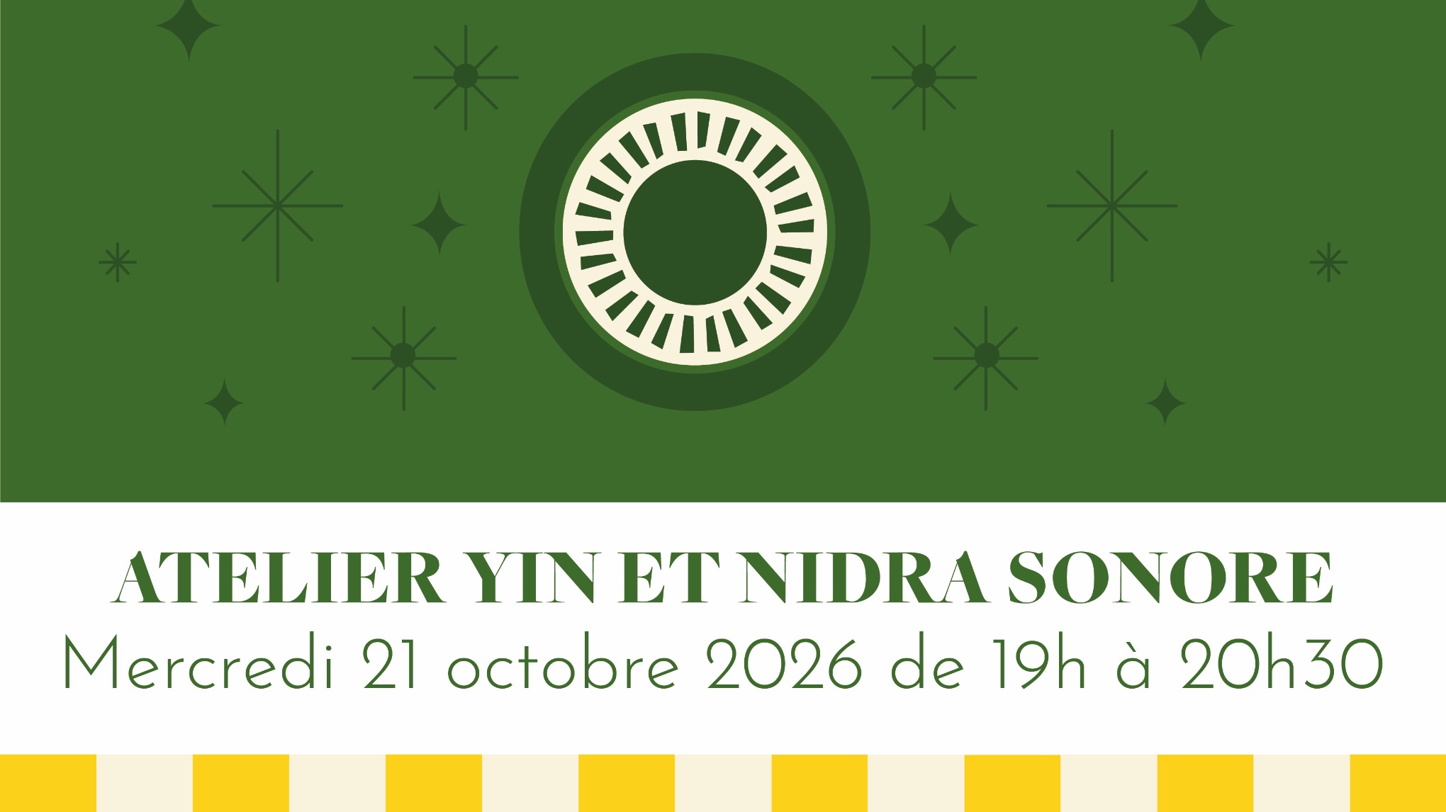 Atelier Yin et Nidra sonore