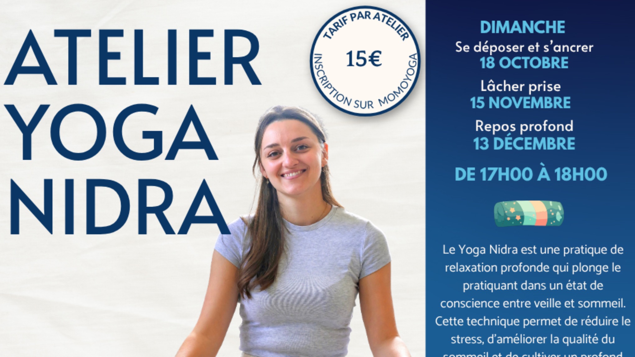 Yoga Nidra - Se déposer et s'ancrer